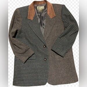 Colebrook Women's Vintage USA Retro Oversized Wool Blend Blazer Jacket, …